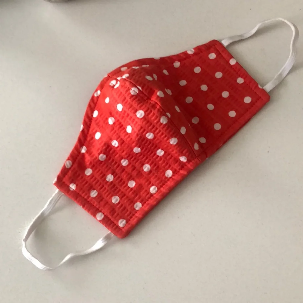 Super Cute and Comfortable Poka Dot Face Mask